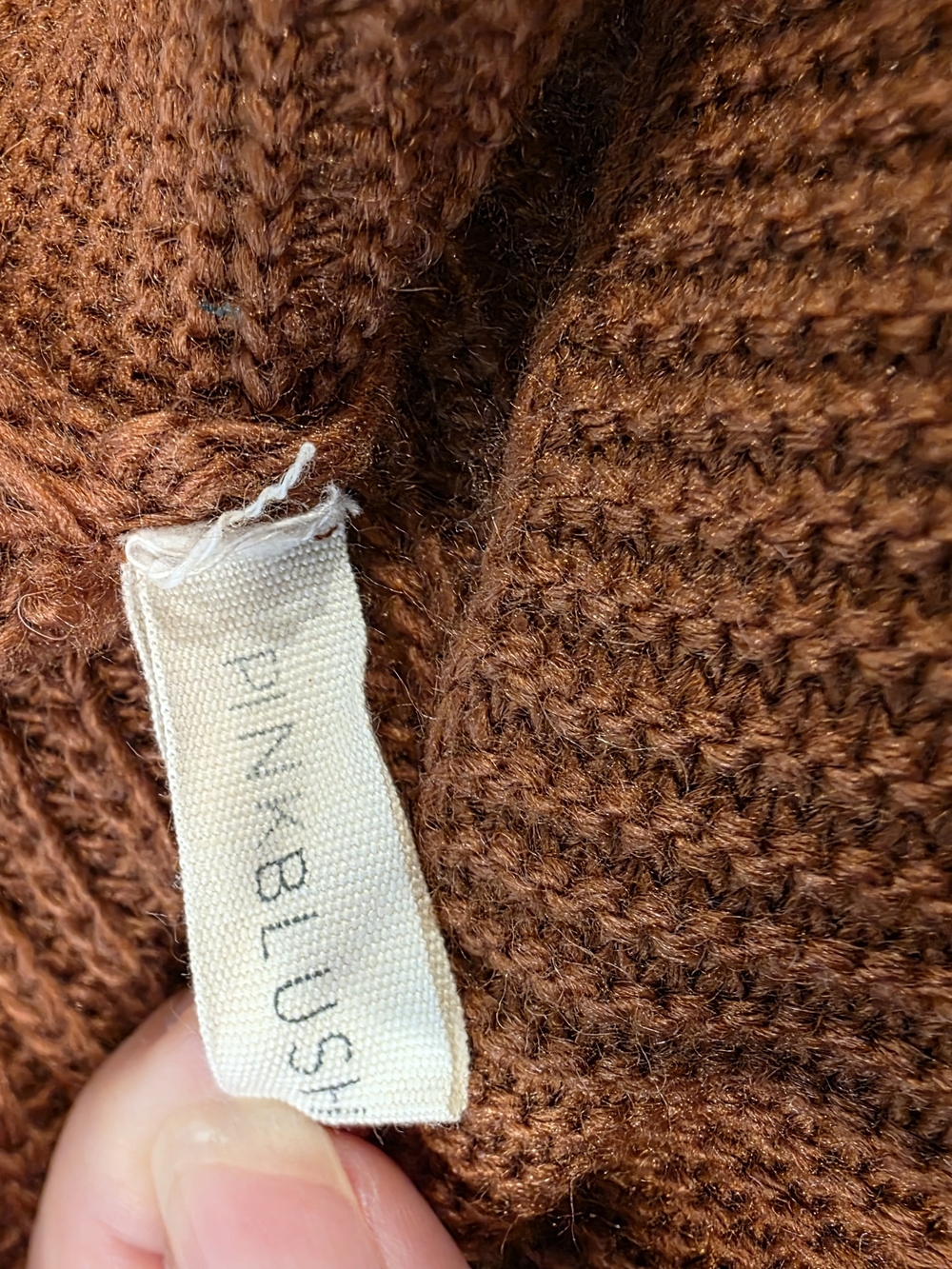 Pinkblush Button-Front Knit Cardigan - Picture 4 of 5
